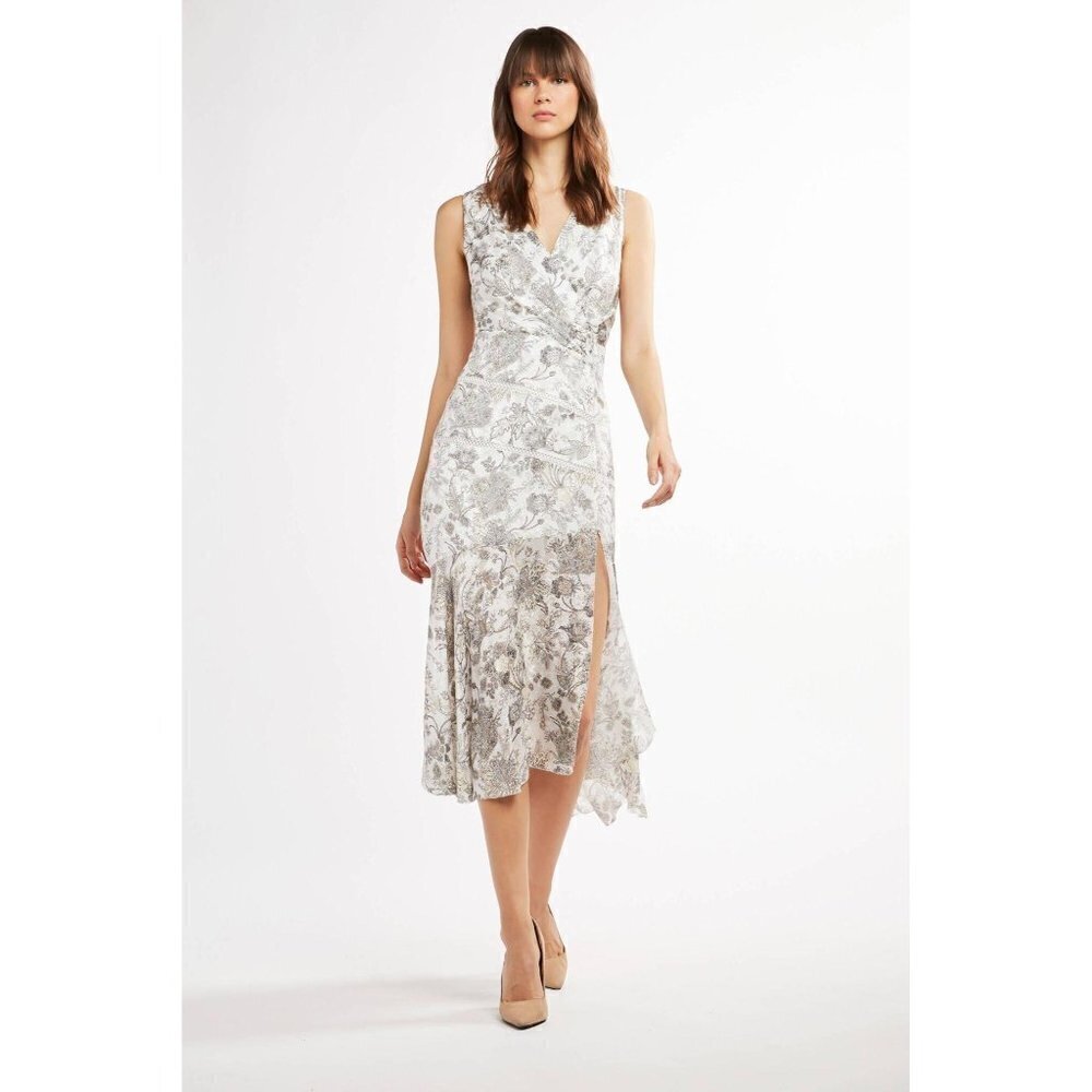 NEW Elie Tahari “Brittney” Floral Lace Midi Dress
